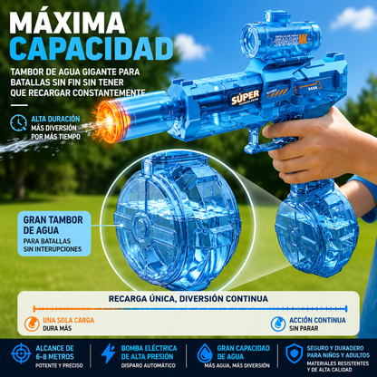 💦AkuaBoom™ | Pistola de Agua Automática Recargable